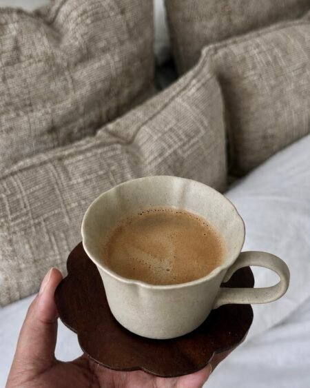 Organic Ceramic Mug & saucer