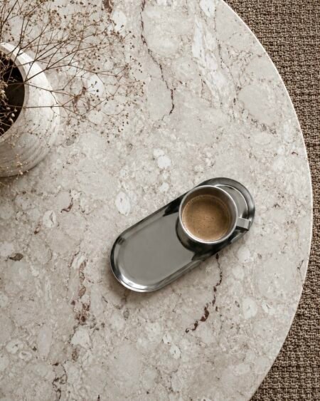 3 PIECE CUP AND TRAY SET